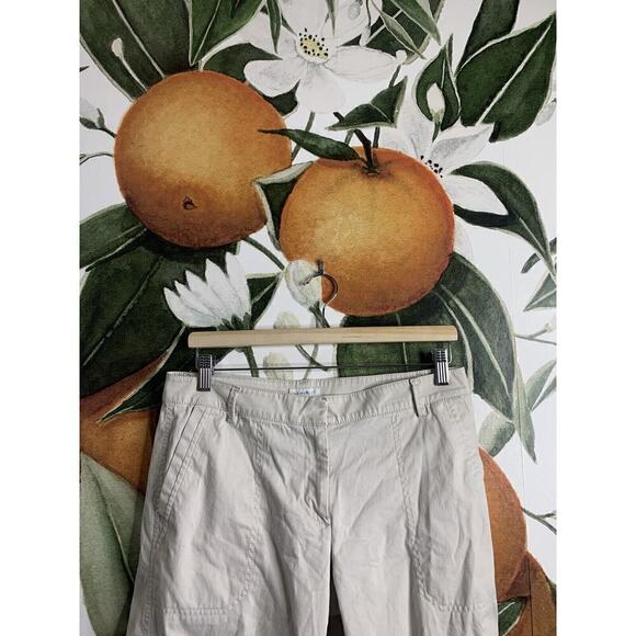 J Jill Size 6 Missy Live in Chino Pants Cotton Blend Khaki Beige - Picture 4 of 6